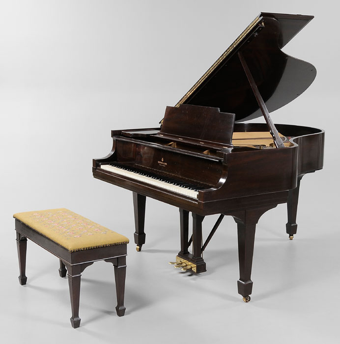 Steinway Baby Grand Piano dark