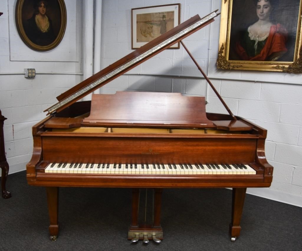 Steinway baby grand piano, model