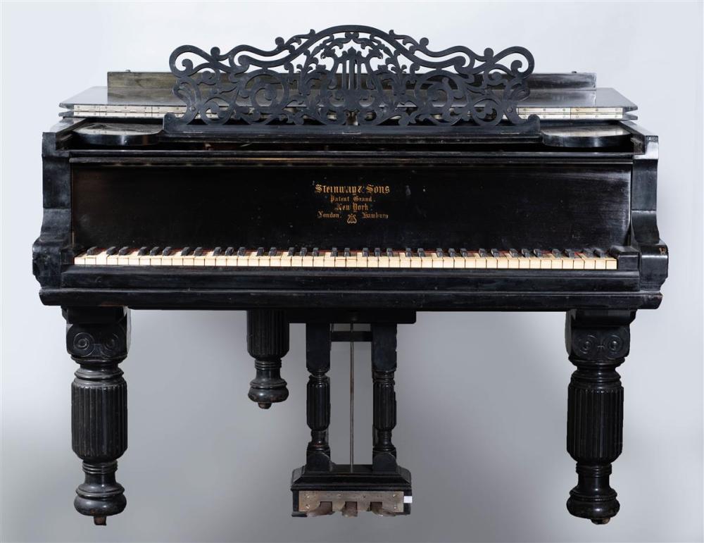 STEINWAY BLACK LACQUER GRAND