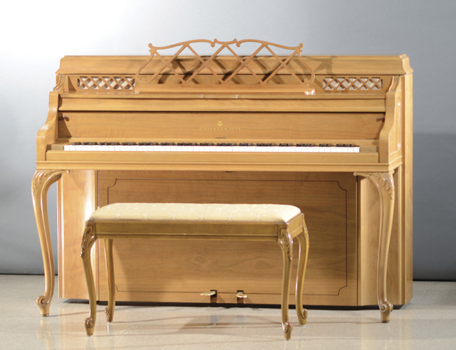 STEINWAY CONSOLE PIANO WITH
