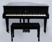 STEINWAY MODEL L BLACK EBONIZE