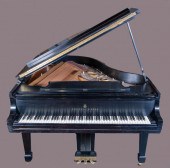 STEINWAY MODEL L BLACK EBONIZE