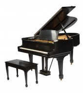 STEINWAY MODEL O EBONIZED GRAN