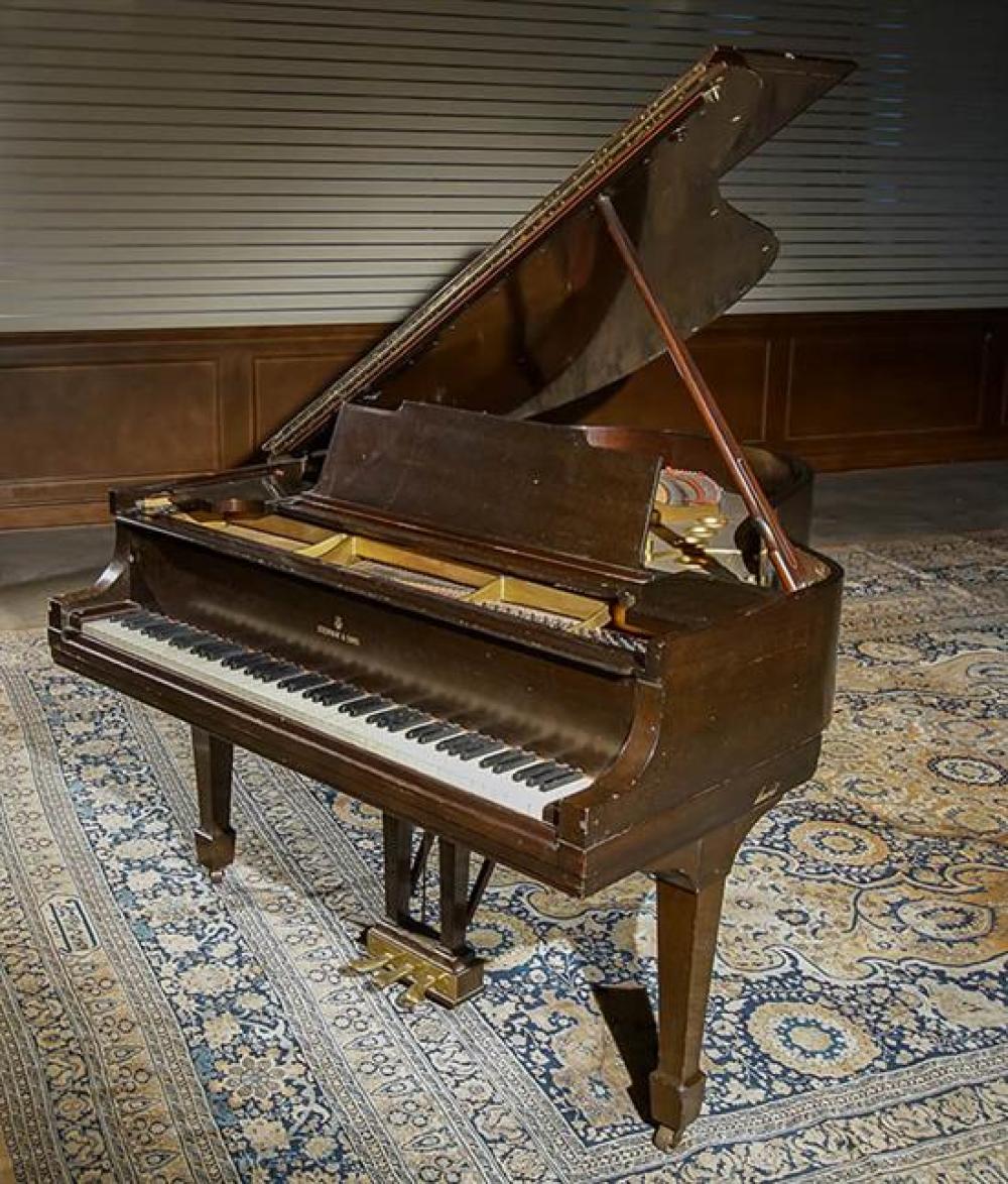 STEINWAY & SONS MAHOGANY GRAND