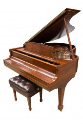 STEINWAY & SONS MAHOGANY GRAND