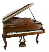 STEINWAY WALNUT BABY GRAND PIA
