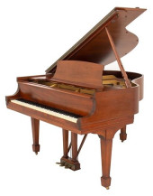 STEINWAY WALNUT GRAND MODEL S,
