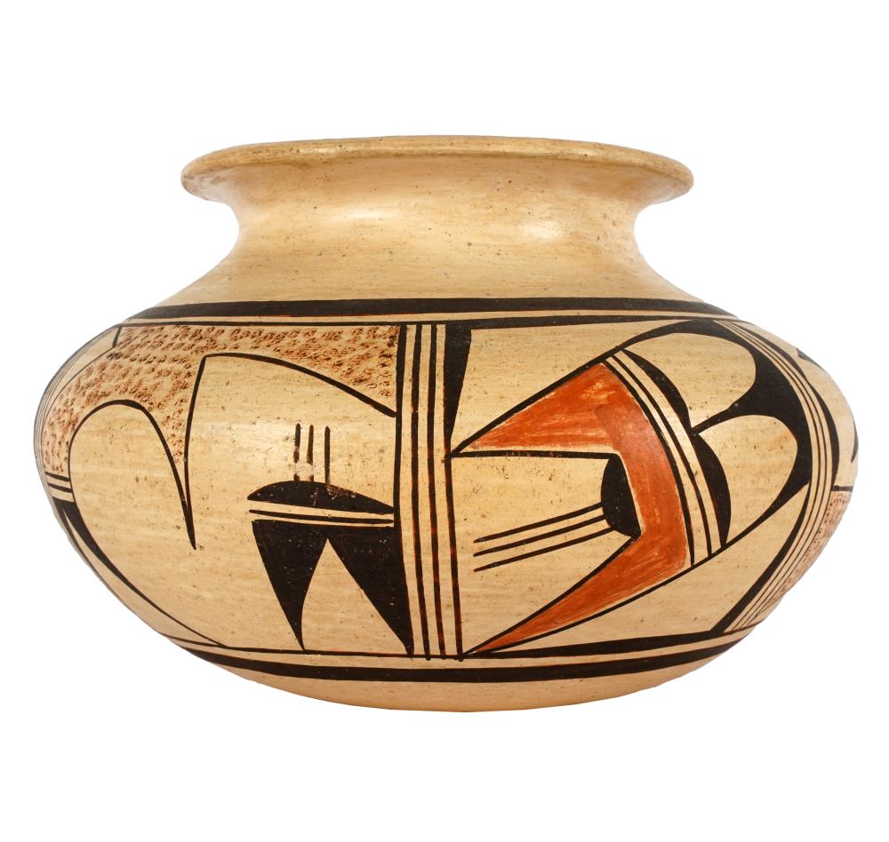 STELLA HUMA HOPI POTTERY JARsigned;