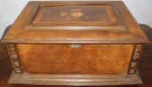 STELLA MUSIC BOX. FLORAL INLAI
