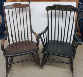 STENCIL DECORATED EBONIZED BOS