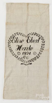STENCILED FEED BAG<br>Stencile