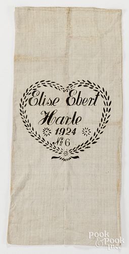 STENCILED FEED BAGStenciled feed