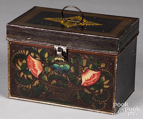 STENCILED TIN TOLEWARE DOCUMENT