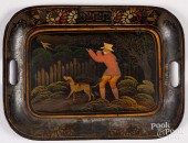 STENCILED TIN TOLEWARE TRAYSte