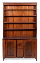 STEP-BACK CUPBOARD 19TH CENTUR