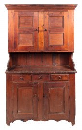 STEP-BACK CUPBOARD AMERICA, 19