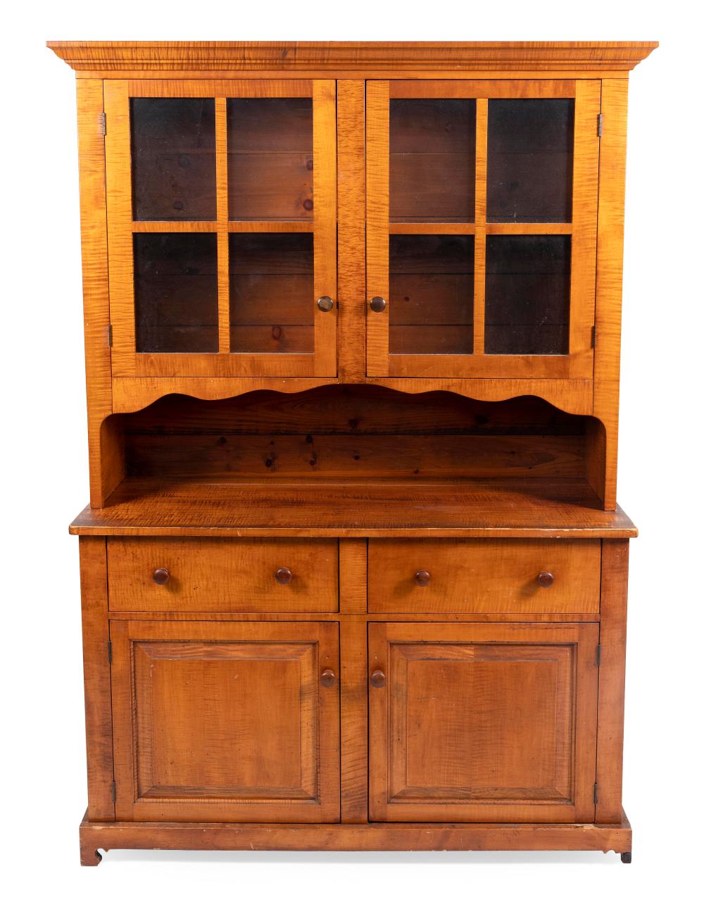 STEP-BACK CUPBOARD EARLY 20TH