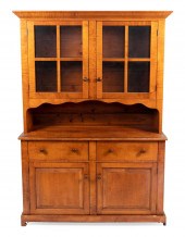 STEP-BACK CUPBOARD EARLY 20TH