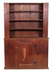 STEP-BACK CUPBOARD NEW ENGLAND