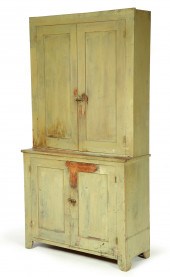 STEPBACK CUPBOARD.  American