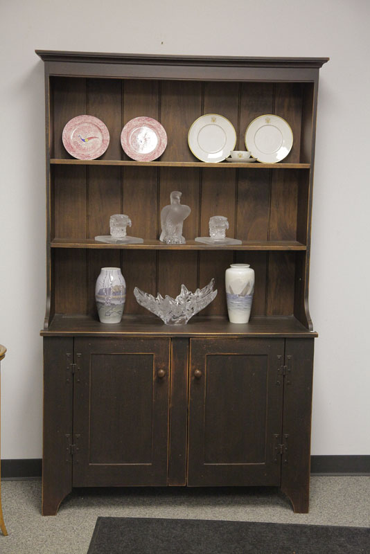 STEPBACK CUPBOARD BY BENNER. Open