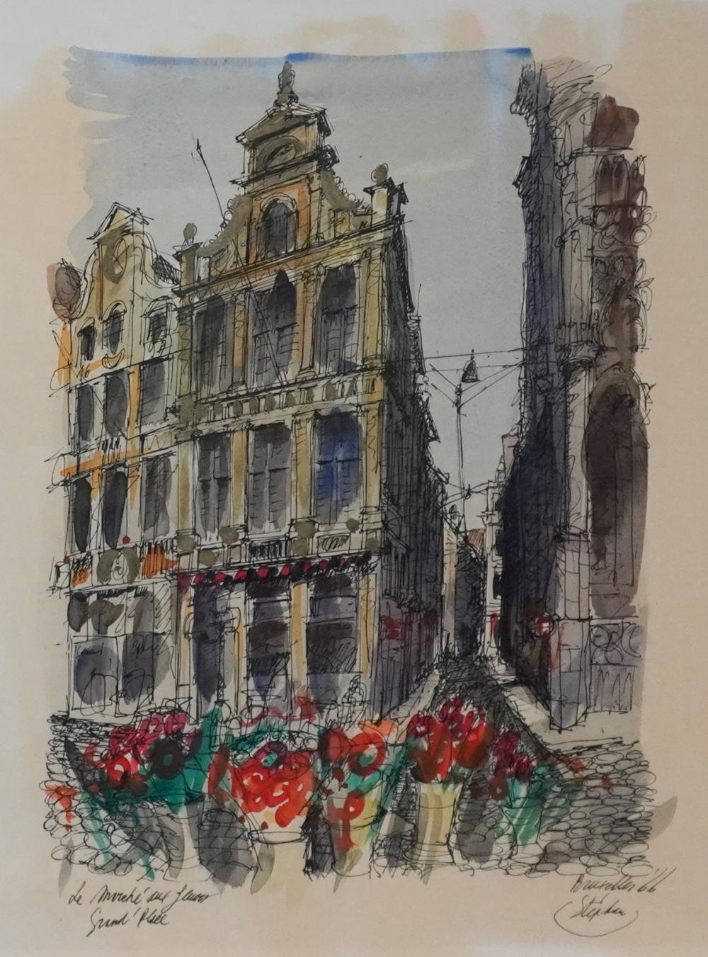 STEPHAN BRUXELLER, 'LE MARCHE AUX