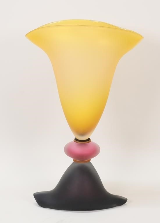 STEPHAN COX MEMPHIS STYLE ART GLASS