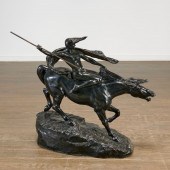 STEPHAN SINDING, BRONZE FIGURA