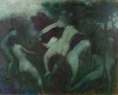 STEPHEN BAGNELL OIL ON BOARD L