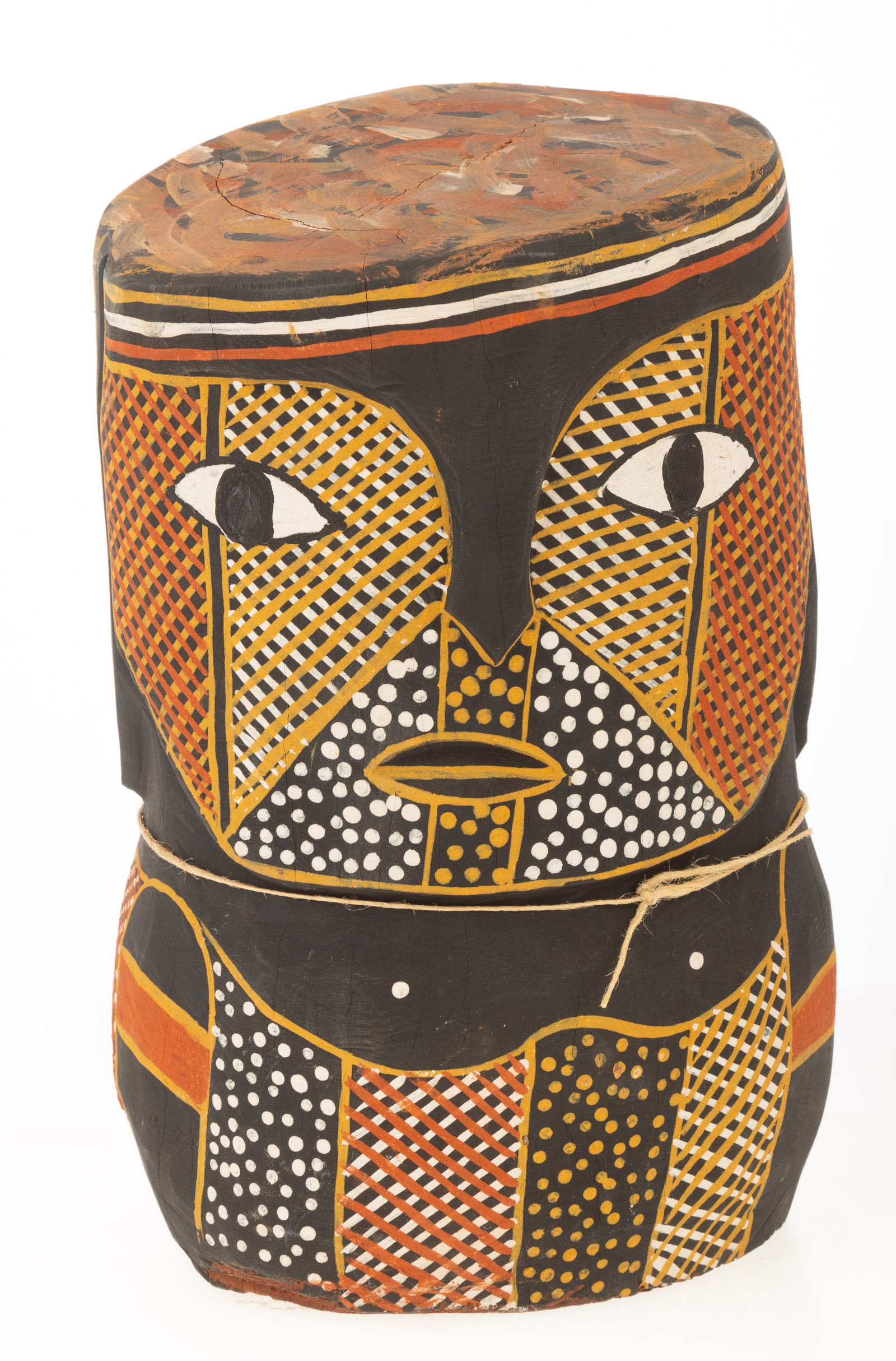 STEPHEN CANTILLA. "TIWI HEAD," WOOD