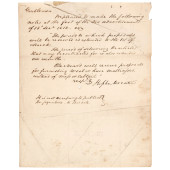STEPHEN DECATUR 1818 LETTER SI