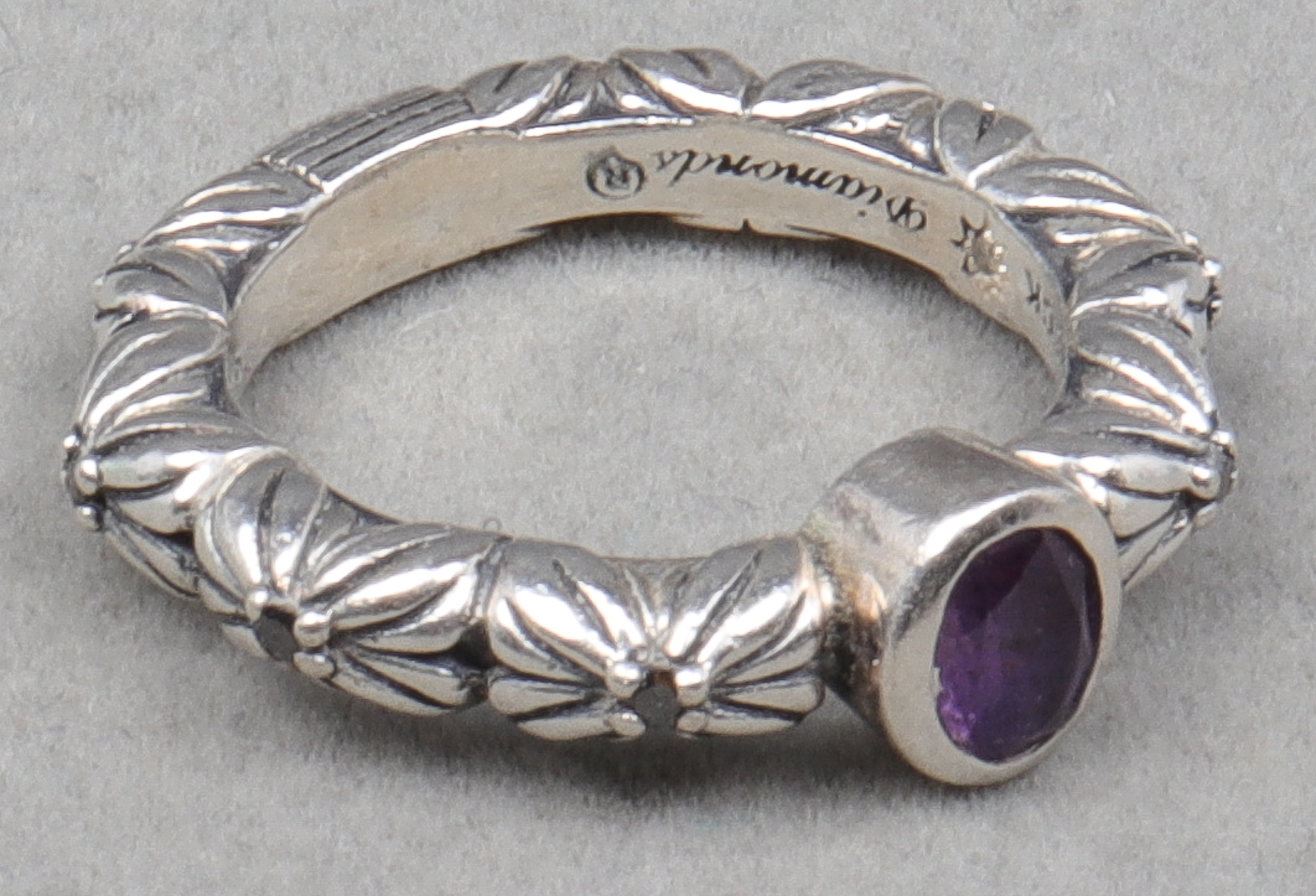 STEPHEN DWECK SILVER AMETHYST &