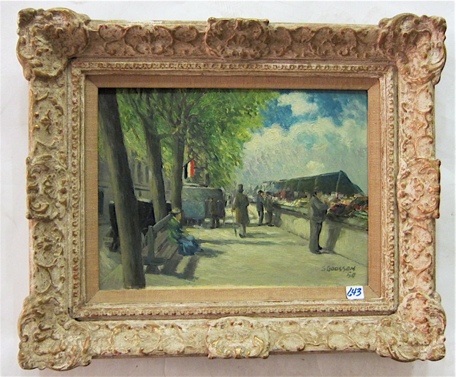 STEPHEN GOOSSON OIL ON CANVAS