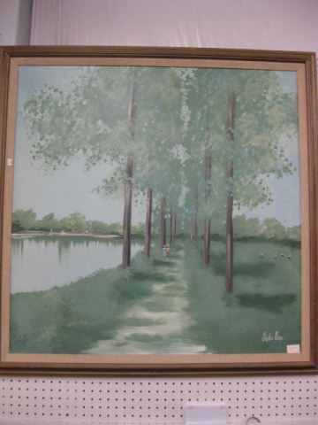 Stephen Kaye Oil landscape with