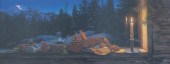 STEPHEN LYMAN COLOR LITHOGRAPH