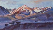 STEPHEN QUILLER, WATERCOLOR LA