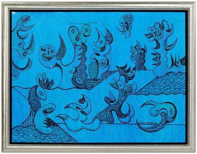 Stephen Sacklarian painting