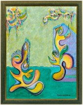 Stephen Sacklarian painting (A