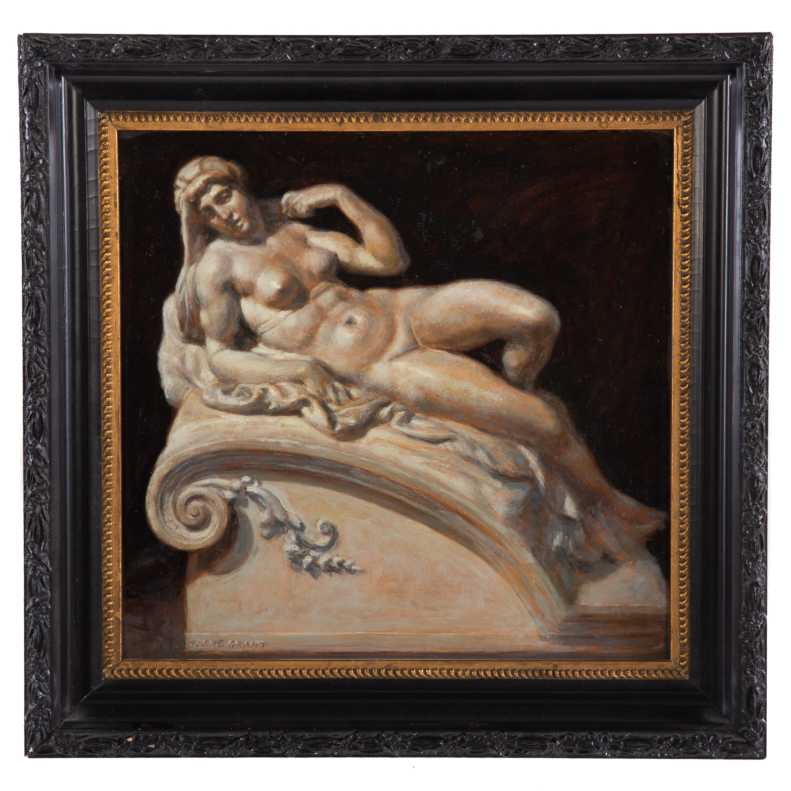 STERE GRANT. "THE DAWN," OIL