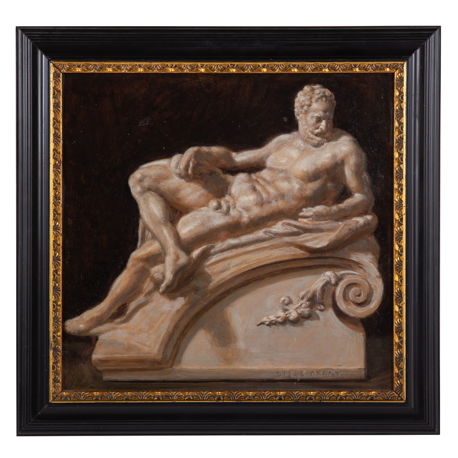 STERE GRANT. "THE DUSK," OIL