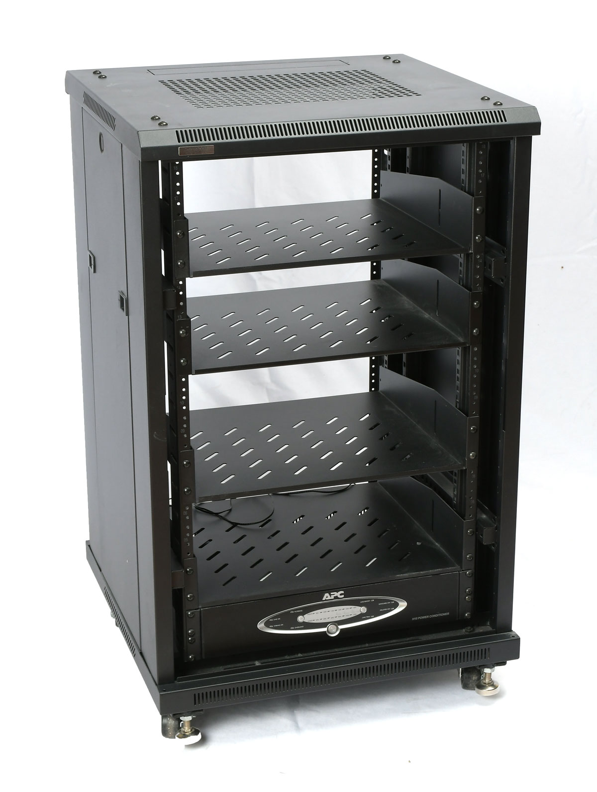 STEREO RACK WITH MOUNTED APC