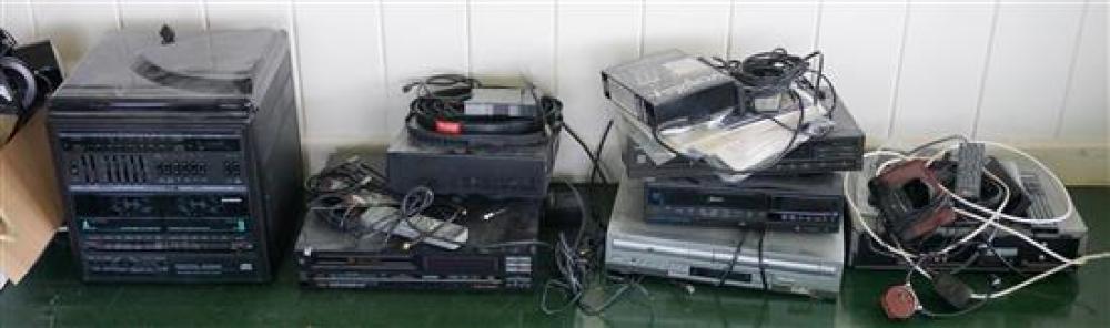 STEREO SYSTEM, VCR AND