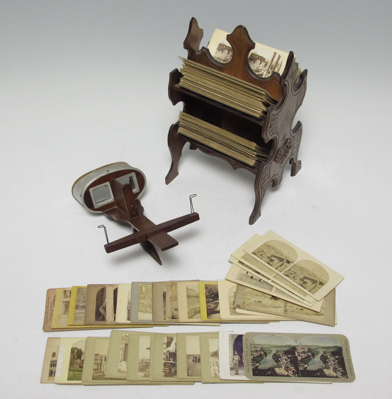 STEREO VIEWER WITH COLLECTION OF