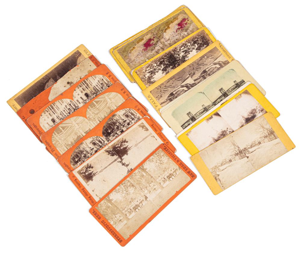 STEREOGRAPHS FEATURING VIEWS OF NEW