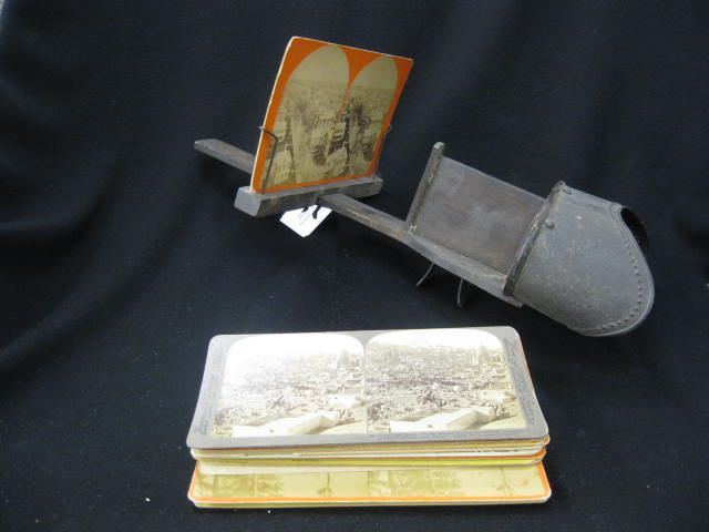 Stereoptic Viewer and Cards circa
