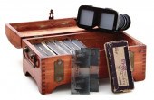 Stereoscope with slides of the
