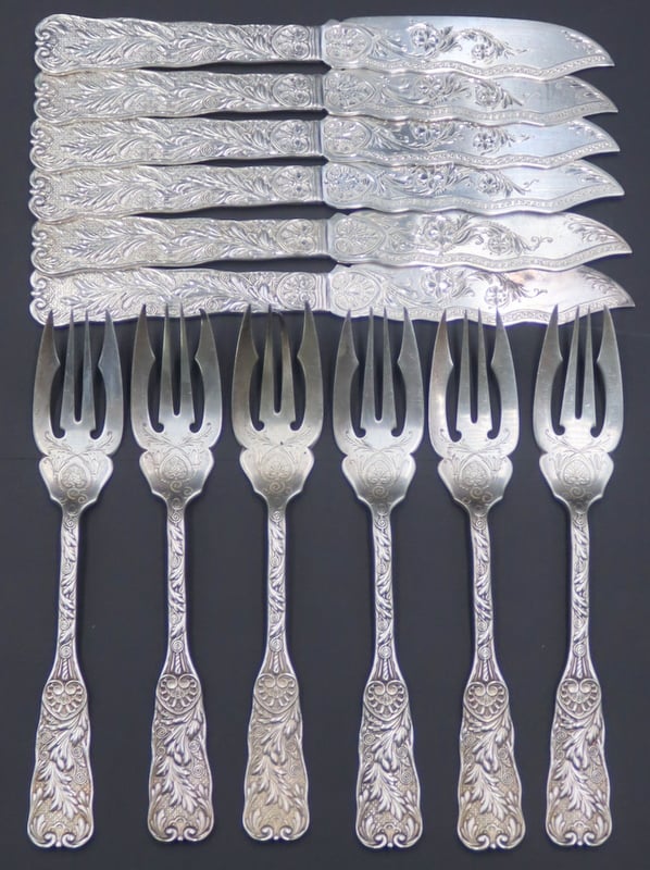 STERLING. 12 PC. GORHAM ST CLOUD