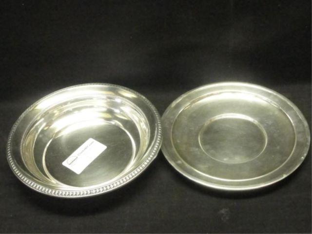 STERLING. 2 Pieces. A bowl and a