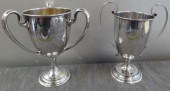 STERLING. 2 Trophies with Insc