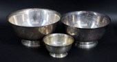 STERLING. (3) ASSORTED STERLIN